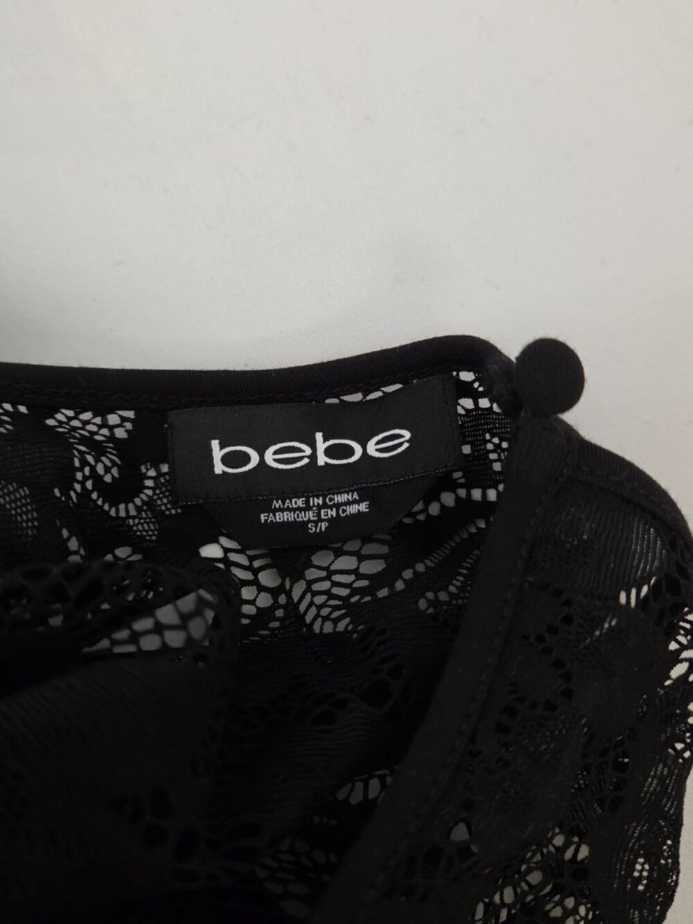 Bebe Black Lace Dress - Size S - Picture 4 of 6